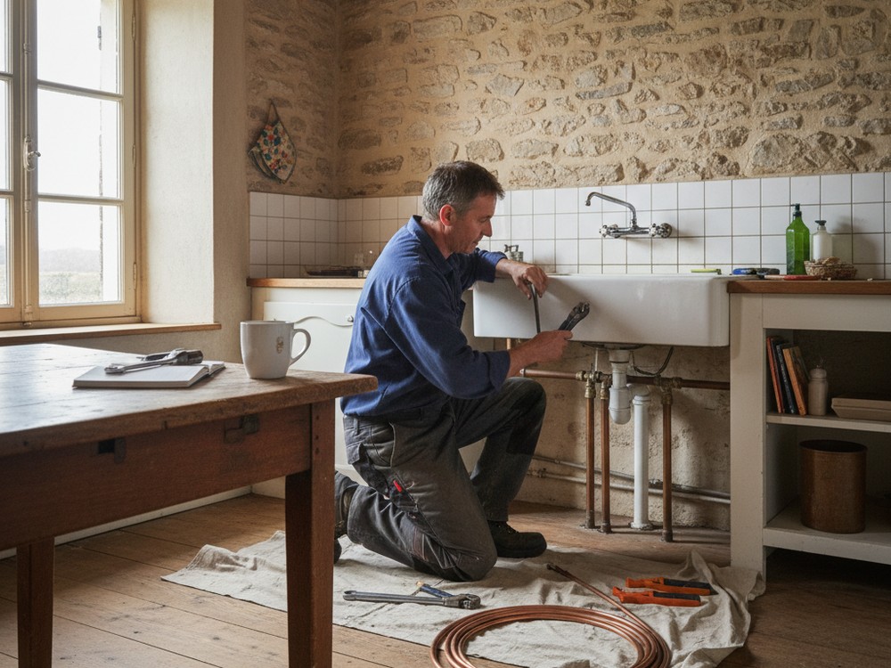 Intervention de plomberie à Marmagne